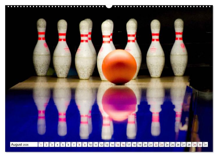 Produktbild: Indoor Aktivit&auml;ten. Billard, Darts und Bowling. Impressionen (hochwertiger Premium Wandkalender 2026 DIN A2 quer), Kunstdruck in Hochglanz