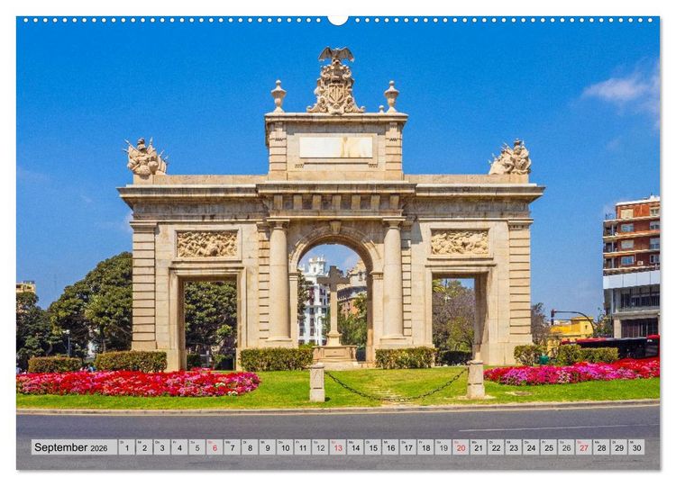 Produktbild: Zauberhaftes Valencia (hochwertiger Premium Wandkalender 2026 DIN A2 quer), Kunstdruck in Hochglanz