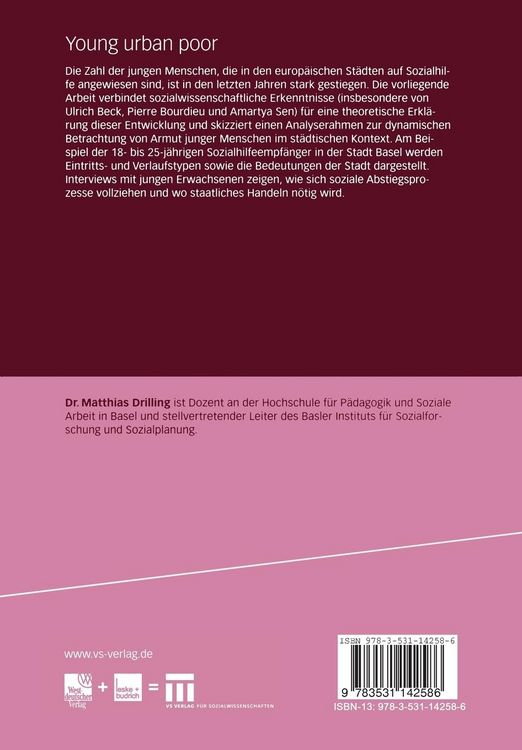 Produktbild: Young urban poor