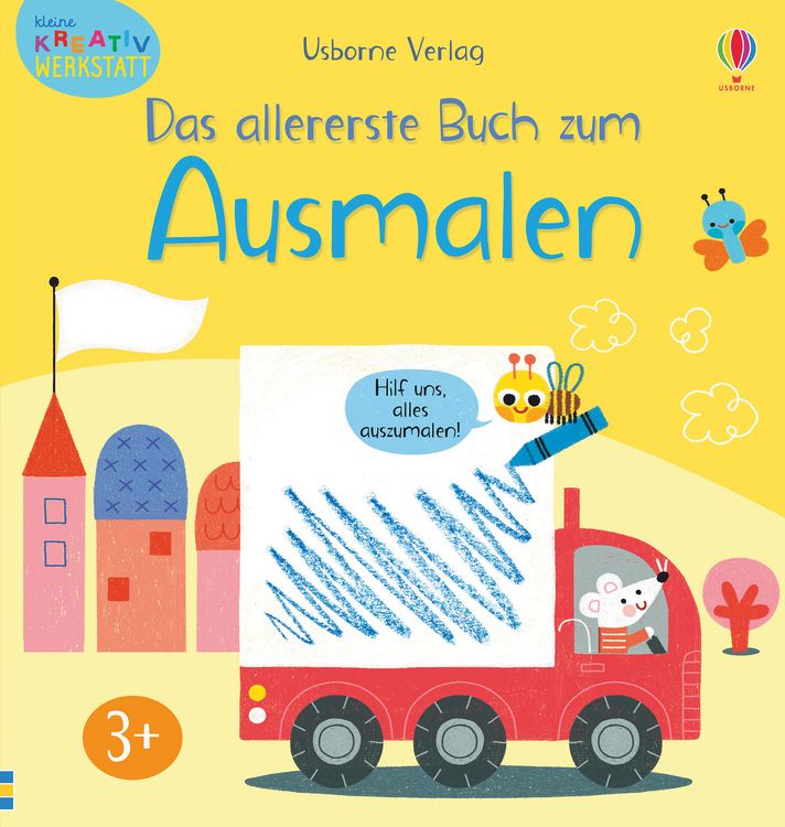 Produktbild: Kleine Kreativ-Werkstatt - Das allererste Buch zum Ausmalen
