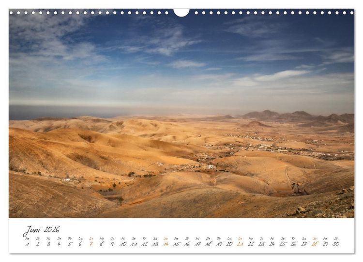 Produktbild: X Tage Fuerteventura &ndash; Str&auml;nde, Vulkane und grandiose Landschaften (Wandkalender 2026 DIN A3 quer), CALVENDO Monatskalender