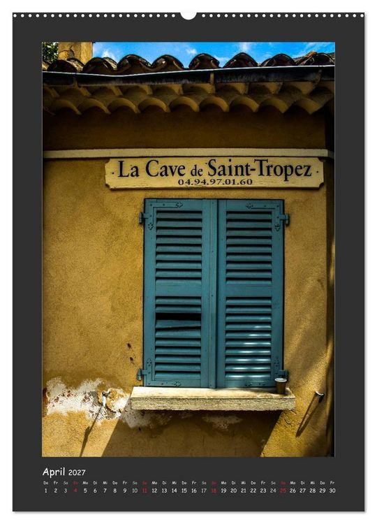 Produktbild: Saint Tropez (Wandkalender 2027 DIN A2 hoch), CALVENDO Monatskalender