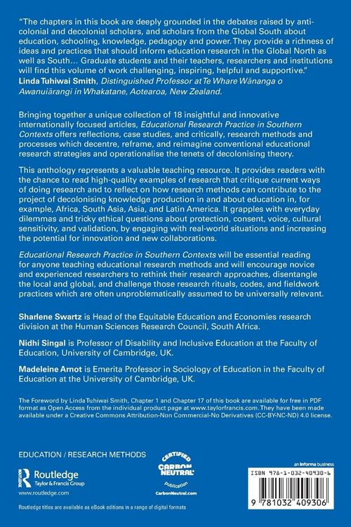 Produktbild: Educational Research Practice in Southern Contexts