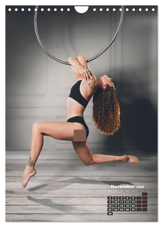Produktbild: Aerial Hoop Magic (Wandkalender 2026 DIN A4 hoch), CALVENDO Monatskalender