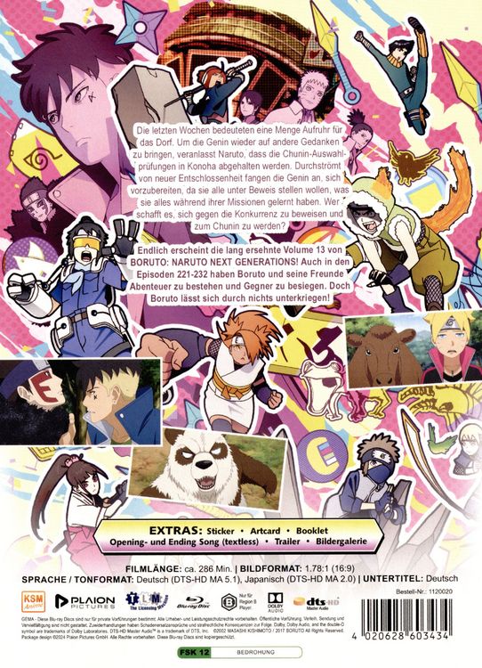 Produktbild: Boruto: Naruto Next Generations - Volume 13 (Ep. 221-232) [3 BRs]