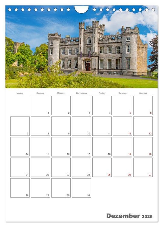 Produktbild: Schottland Impressionen - Schl&ouml;sser und Whisky (Wandkalender 2026 DIN A4 hoch), CALVENDO Monatskalender