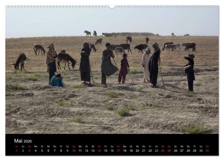 Produktbild: Afghanistan (Wandkalender 2026 DIN A2 quer), CALVENDO Monatskalender