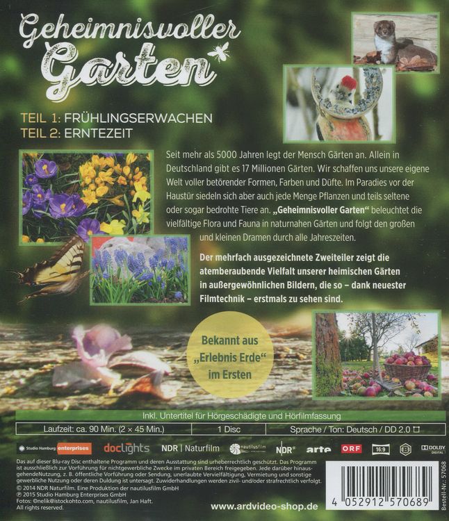 Produktbild: Geheimnisvoller Garten - Fr&uuml;hlingserwachen - Erntezeit