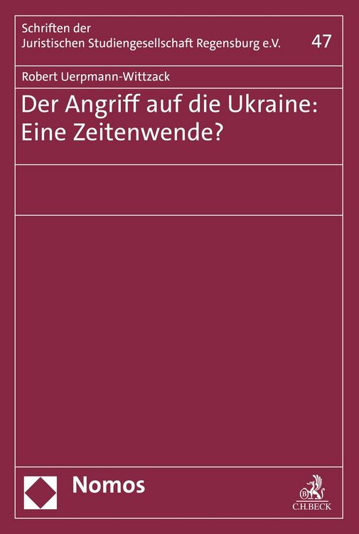Produktbild: Der Angriff auf die Ukraine: Eine Zeitenwende?