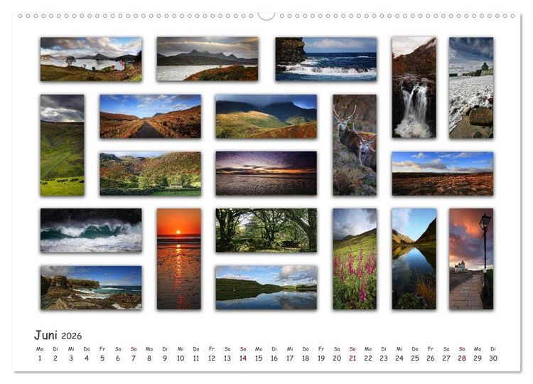 Produktbild: Schottland Impressionen (hochwertiger Premium Wandkalender 2026 DIN A2 quer), Kunstdruck in Hochglanz