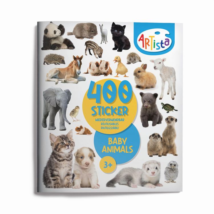 Produktbild: Artista - Stickerbuch Tierbabys