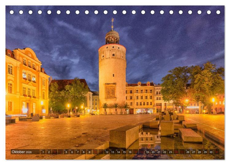 Produktbild: G&ouml;rlitz - Fimstadt mit Charme (Tischkalender 2026 DIN A5 quer), CALVENDO Monatskalender