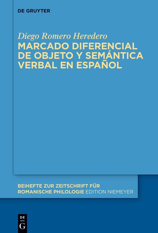 Produktbild: Marcado diferencial de objeto y sem&aacute;ntica verbal en espa&ntilde;ol