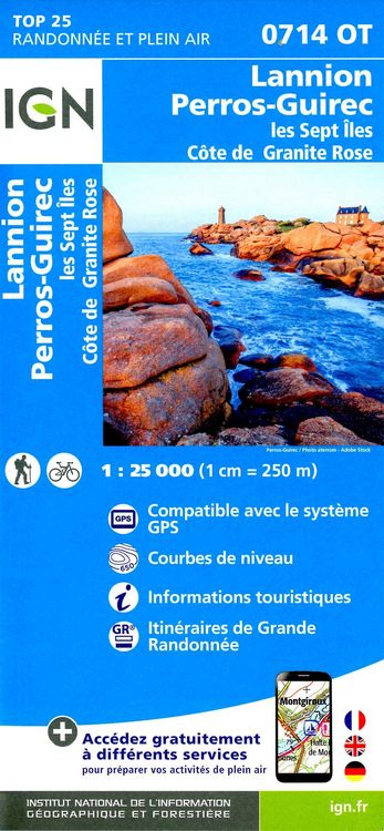 Produktbild: Lannion Perros-Guirec.les Sept iles 1:25 000