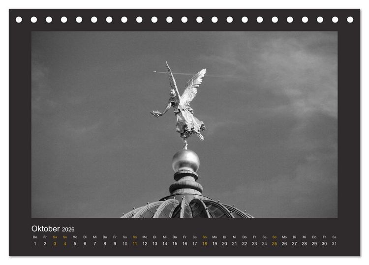 Produktbild: Dresdens stille Gesten (Tischkalender 2026 DIN A5 quer), CALVENDO Monatskalender