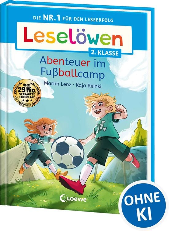 Produktbild: Lesel&ouml;wen 2. Klasse - Abenteuer im Fu&szlig;ballcamp