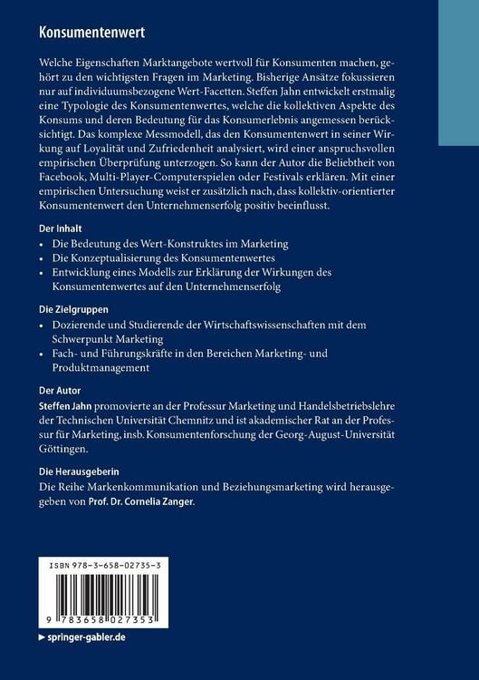 Produktbild: Konsumentenwert
