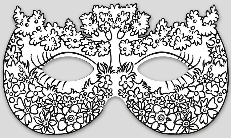 Produktbild: Feenmasken zum Ausmalen