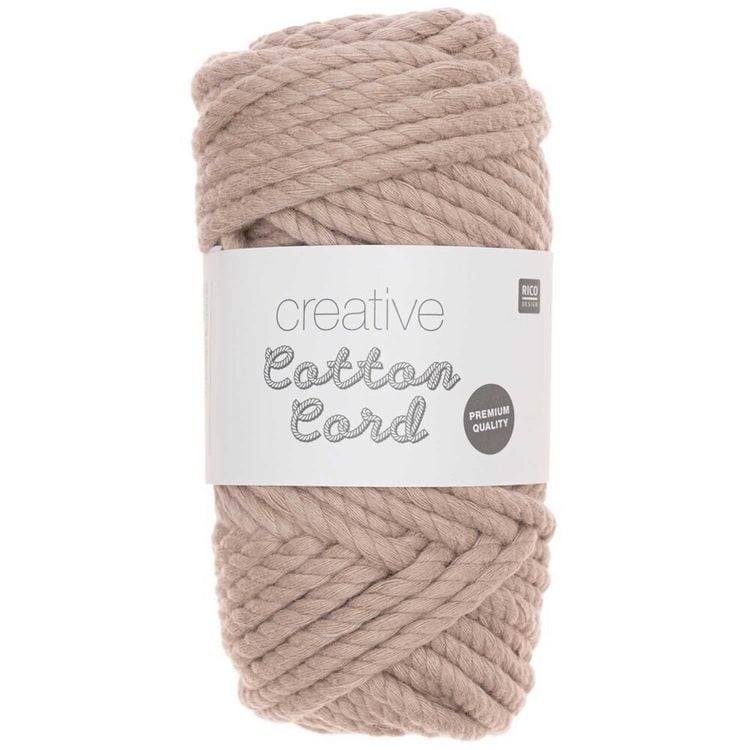 Produktbild: Makrameegarn Creative Cotton Cord Hellbraun