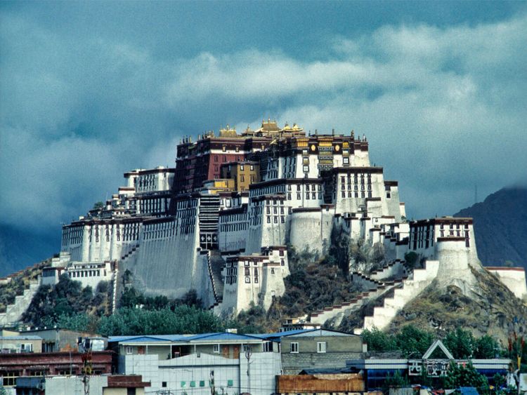 Produktbild: CALVENDO Puzzle Potala-Palast Weltkulturerbe | 1000 Teile Lege-Gr&ouml;&szlig;e 64x48cm Foto-Puzzle f&uuml;r gl&uuml;ckliche Stunden