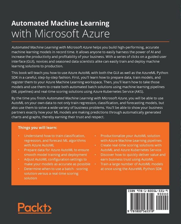 Produktbild: Automated Machine Learning with Microsoft Azure