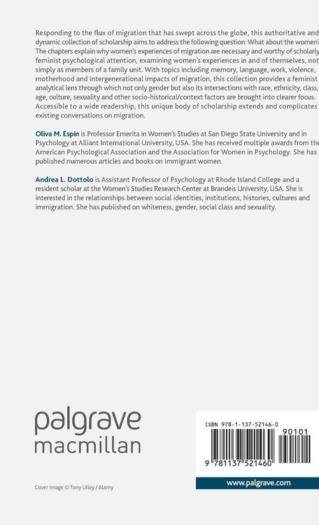 Produktbild: Gendered Journeys: Women, Migration and Feminist Psychology