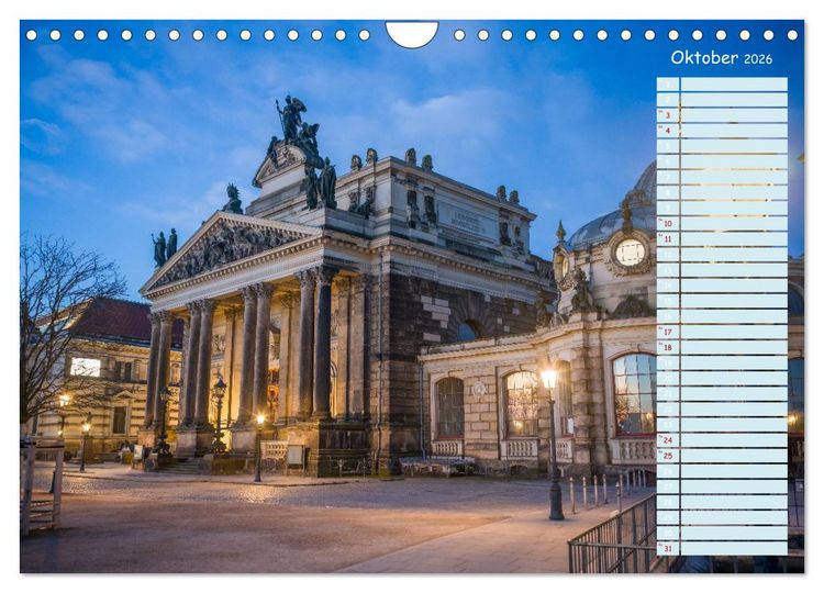 Produktbild: Dresden an der Elbe - Der Planer (Wandkalender 2026 DIN A4 quer), CALVENDO Monatskalender