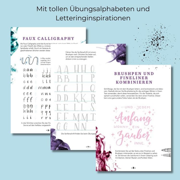Produktbild: Design Paper DIN A6 Alcohol Ink