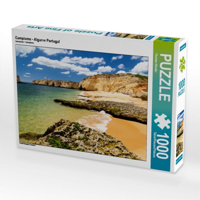 Produktbild: CALVENDO Puzzle Campismo - Algarve Portugal | 1000 Teile Lege-Gr&ouml;&szlig;e 64x48cm Foto-Puzzle f&uuml;r gl&uuml;ckliche Stunden