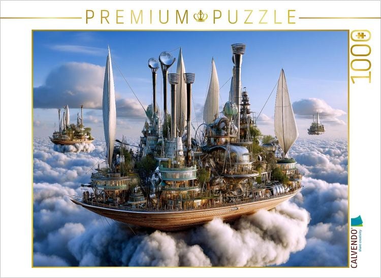 Produktbild: CALVENDO Puzzle Windhafen der L&uuml;fte | 1000 Teile Lege-Gr&ouml;&szlig;e 64x48cm Foto-Puzzle f&uuml;r gl&uuml;ckliche Stunden