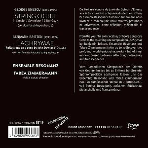 Produktbild: Enescu: String Octet,Op. 7 - Britten: Lachrymae,