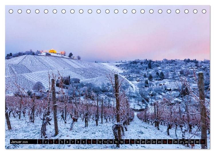 Produktbild: Ein Jahr STUTTGART (Tischkalender 2026 DIN A5 quer), CALVENDO Monatskalender