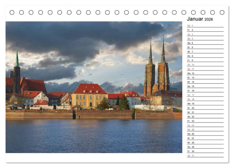 Produktbild: Polen &ndash; Zeit f&uuml;r Entdeckungen (Tischkalender 2026 DIN A5 quer), CALVENDO Monatskalender