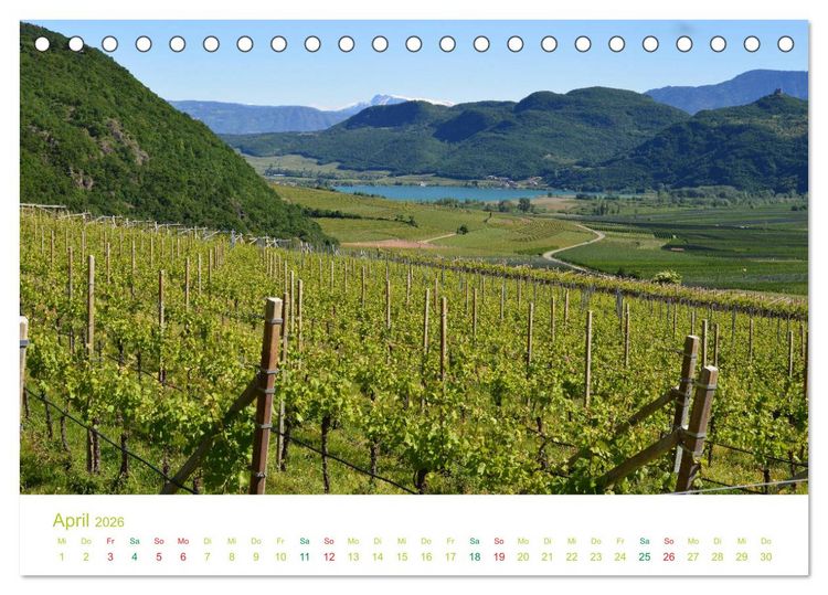 Produktbild: Der Kalterer See - Sch&ouml;nheit in S&uuml;dtirols S&uuml;den (Tischkalender 2026 DIN A5 quer), CALVENDO Monatskalender