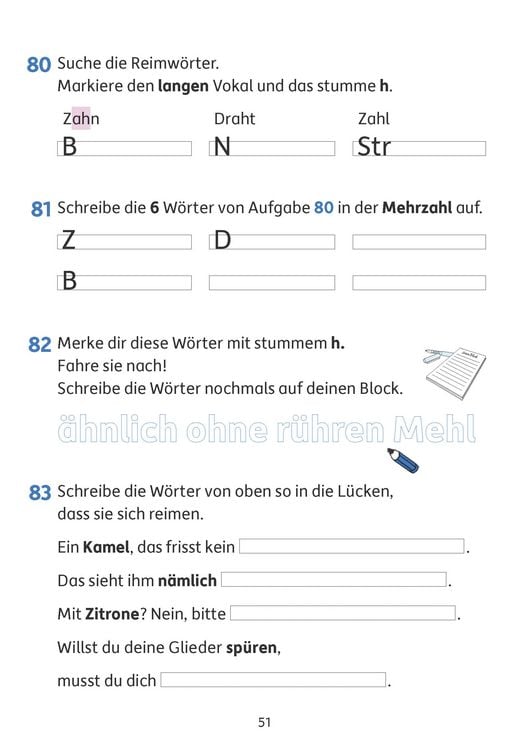 Produktbild: Rechtschreiben und Diktate 3. Klasse, A5-Heft
