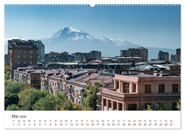 Produktbild: Armenien - Wo die Geschichte ihre Stimme erhebt (hochwertiger Premium Wandkalender 2026 DIN A2 quer), Kunstdruck in Hochglanz
