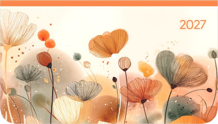 Produktbild: MyTimer Pad Flower Field 2027