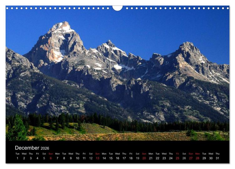Produktbild: The Yellowstone National Park (Wall Calendar 2026 DIN A3 landscape), CALVENDO 12 Month Wall Calendar