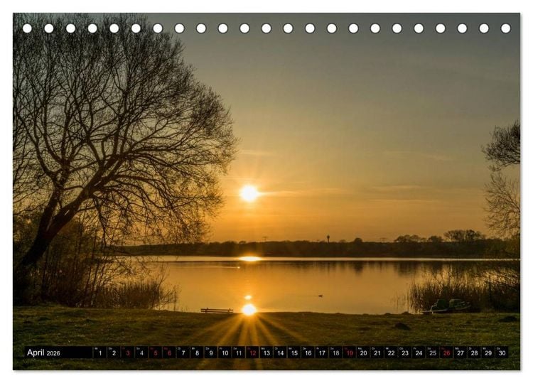 Produktbild: Immer wieder Sonnenschein (Tischkalender 2026 DIN A5 quer), CALVENDO Monatskalender