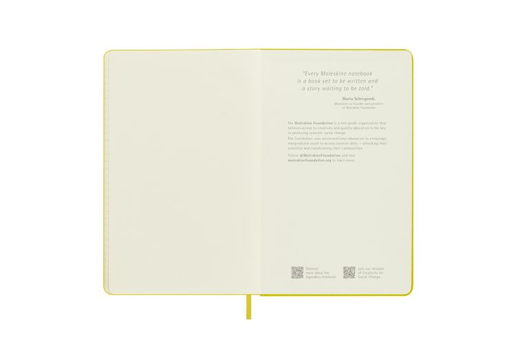 Produktbild: Moleskine Notizb. Color A5 Geb Strohgelb