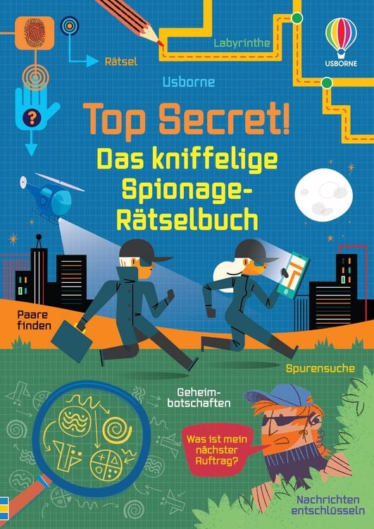 Produktbild: Top Secret! Das kniffelige Spionage-R&auml;tselbuch