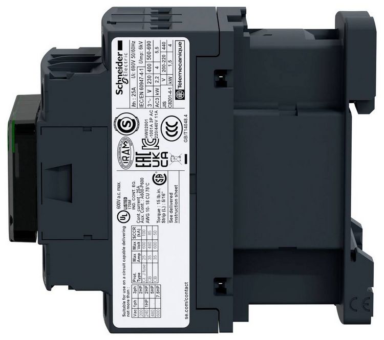 Produktbild: Schneider Electric Leistungssch&uuml;tz LC1D09BL