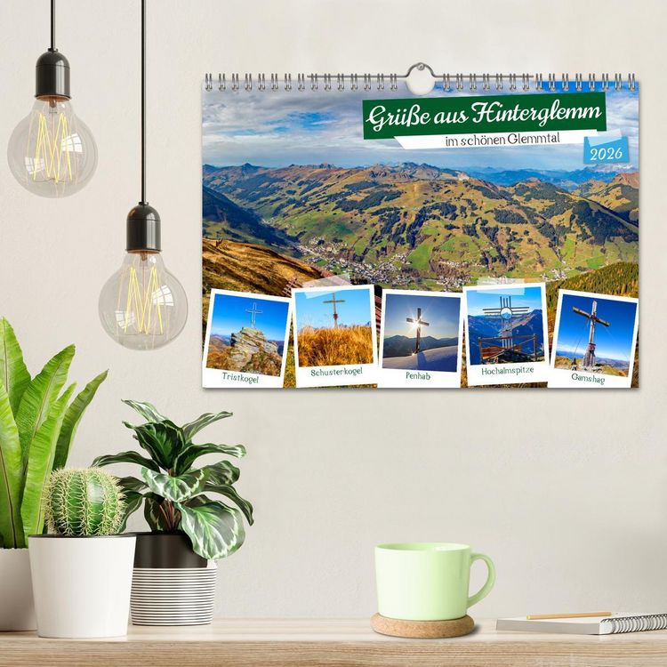 Produktbild: Gr&uuml;&szlig;e aus Hinterglemm (Wandkalender 2026 DIN A4 quer), CALVENDO Monatskalender