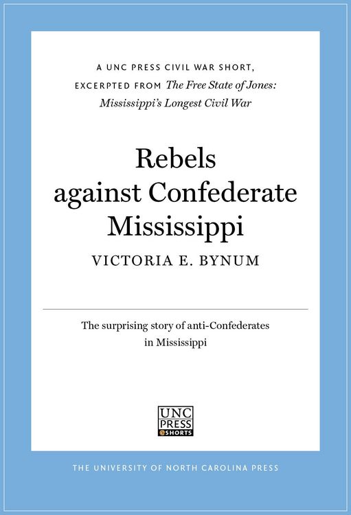 Produktbild: Rebels Against Confederate Mississippi