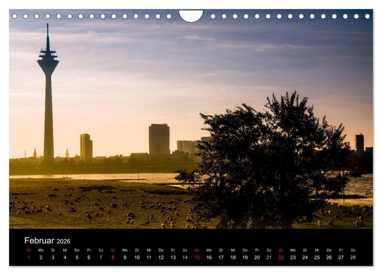 Produktbild: D&uuml;sseldorf - Impressionen (Wandkalender 2026 DIN A4 quer), CALVENDO Monatskalender