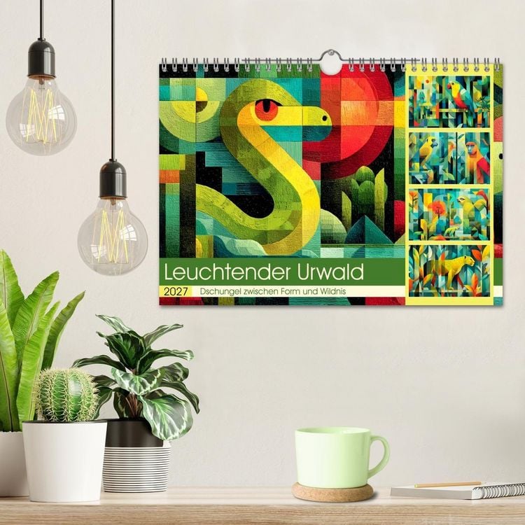 Produktbild: Leuchtender Urwald. Dschungel zwischen Form und Wildnis (Wandkalender 2027 DIN A4 quer), CALVENDO Monatskalender