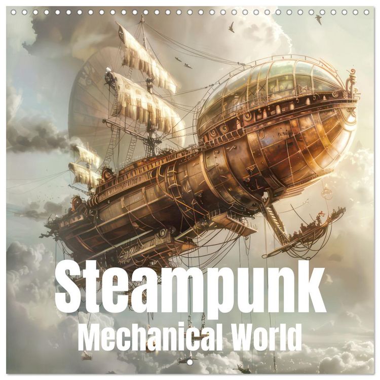 Produktbild: Steampunk - Mechanical World (Wall Calendar 2026 12 &times; 12 Inch) CALVENDO 12 Month Wall Calendar