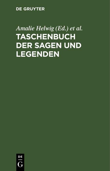 Produktbild: Taschenbuch der Sagen und Legenden