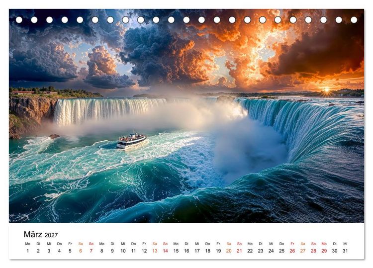 Produktbild: Kanada - zwischen Seen, Bergen und K&uuml;sten (Tischkalender 2027 DIN A5 quer), CALVENDO Monatskalender