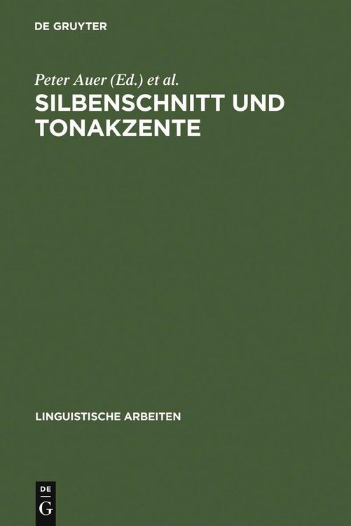 Produktbild: Silbenschnitt und Tonakzente